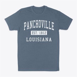 Panchoville Louisiana Classic Established Classic Dad T-Shirt