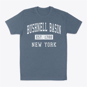Bushnell Basin New York Classic Established Classic Dad T-Shirt
