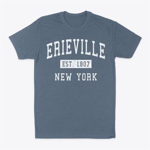 Erieville New York Classic Established Classic Dad T-Shirt