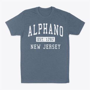 Alphano New Jersey Classic Established Classic Dad T-Shirt