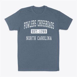 Fowlers Crossroads North Carolina Classic Established Classic Dad T-Shirt