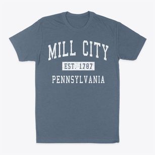 Mill City Pennsylvania Classic Established Classic Dad T-Shirt