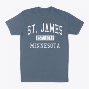 St. James Minnesota Classic Established Classic Dad T-Shirt