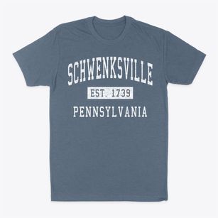 Schwenksville Pennsylvania Classic Established Classic Dad T-Shirt
