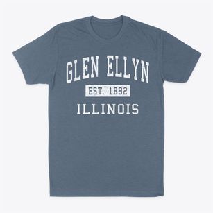 Glen Ellyn Illinois Classic Established Classic Dad T-Shirt
