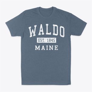 Waldo Maine Classic Established Classic Dad T-Shirt