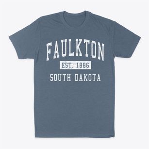 Faulkton South Dakota Classic Established Classic Dad T-Shirt