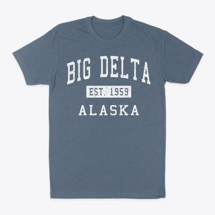 Big Delta Alaska Classic Established Classic Dad T-Shirt