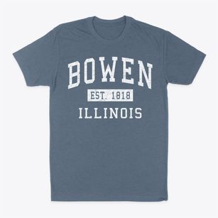 Bowen Illinois Classic Established Classic Dad T-Shirt