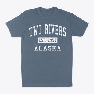 Two Rivers Alaska Classic Established Classic Dad T-Shirt
