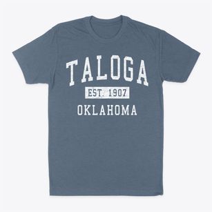 Taloga Oklahoma Classic Established Classic Dad T-Shirt