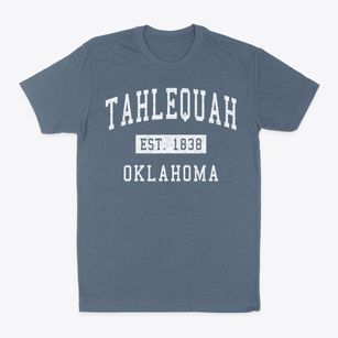 Tahlequah Oklahoma Classic Established Classic Dad T-Shirt