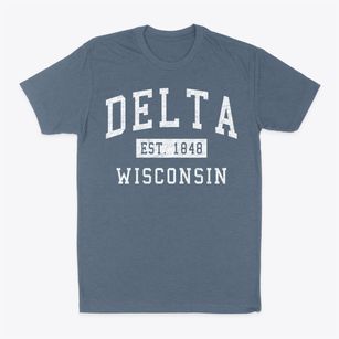 Delta Wisconsin Classic Established Classic Dad T-Shirt