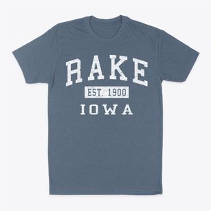 Rake Iowa Classic Established Classic Dad T-Shirt