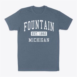Fountain Michigan Classic Established Classic Dad T-Shirt