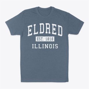 Eldred Illinois Classic Established Classic Dad T-Shirt