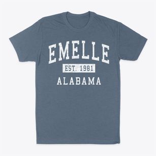 Emelle Alabama Classic Established Classic Dad T-Shirt