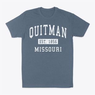 Quitman Missouri Classic Established Classic Dad T-Shirt