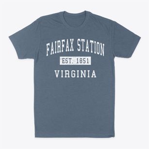 Fairfax Station Virginia Classic Established Classic Dad T-Shirt
