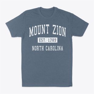 Mount Zion North Carolina Classic Established Classic Dad T-Shirt