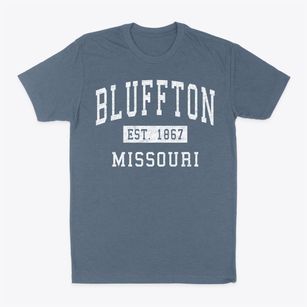 Bluffton Missouri Classic Established Classic Dad T-Shirt