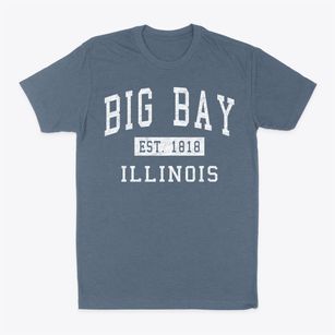Big Bay Illinois Classic Established Classic Dad T-Shirt