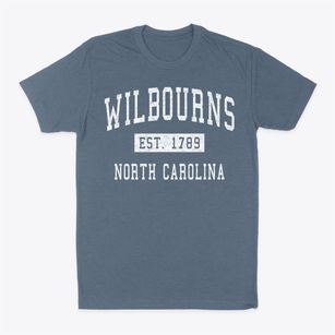 Wilbourns North Carolina Classic Established Classic Dad T-Shirt