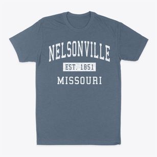 Nelsonville Missouri Classic Established Classic Dad T-Shirt