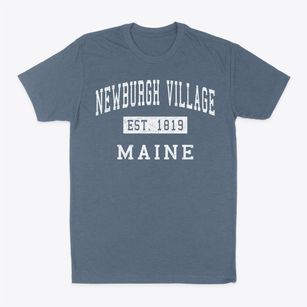 Newburgh Village Maine Classic Established Classic Dad T-Shirt
