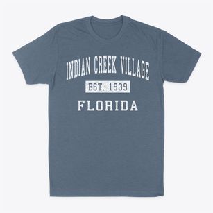 Indian Creek Village Florida Classic Established Classic Dad T-Shirt