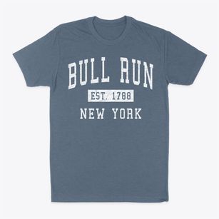 Bull Run New York Classic Established Classic Dad T-Shirt