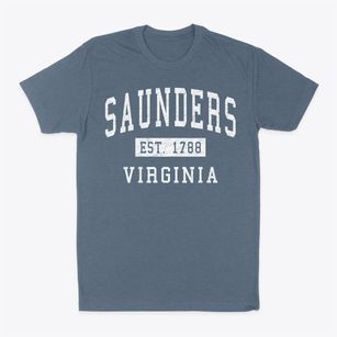 Saunders Virginia Classic Established Classic Dad T-Shirt