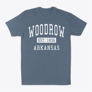 Woodrow Arkansas Classic Established Classic Dad T-Shirt