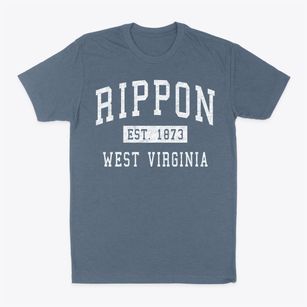 Rippon West Virginia Classic Established Classic Dad T-Shirt