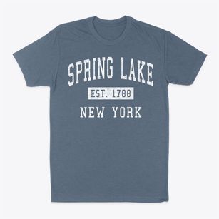 Spring Lake New York Classic Established Classic Dad T-Shirt