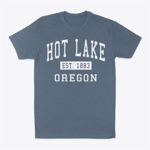 Hot Lake Oregon Classic Established Classic Dad T-Shirt