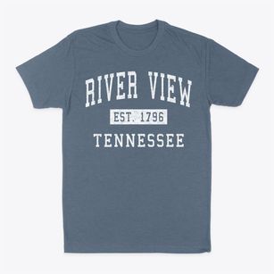 River View Tennessee Classic Established Classic Dad T-Shirt