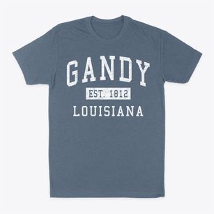 Gandy Louisiana Classic Established Classic Dad T-Shirt