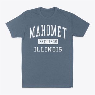 Mahomet Illinois Classic Established Classic Dad T-Shirt