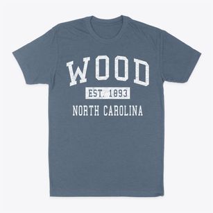 Wood North Carolina Classic Established Classic Dad T-Shirt
