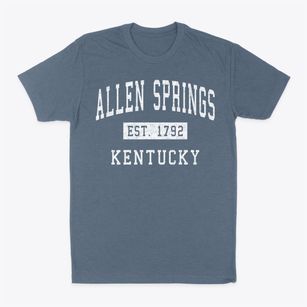 Allen Springs Kentucky Classic Established Classic Dad T-Shirt