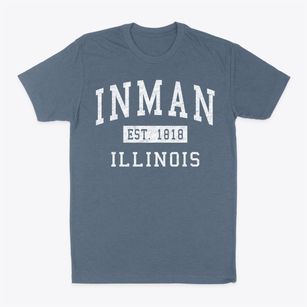 Inman Illinois Classic Established Classic Dad T-Shirt