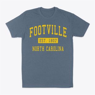 Footville North Carolina Classic Established Classic Dad T-Shirt
