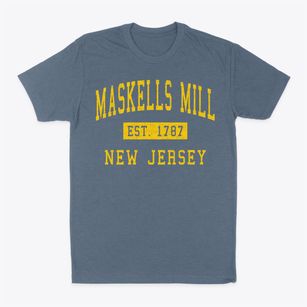 Maskells Mill New Jersey Classic Established Classic Dad T-Shirt