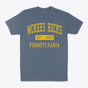 Mckees Rocks Pennsylvania Classic Established Classic Dad T-Shirt