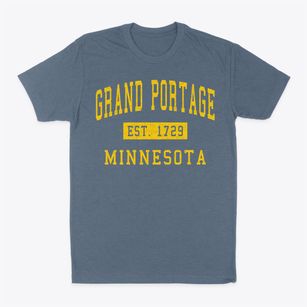 Grand Portage Minnesota Classic Established Classic Dad T-Shirt