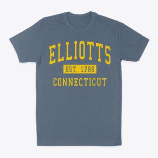 Elliotts Connecticut Classic Established Classic Dad T-Shirt
