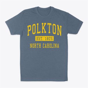 Polkton North Carolina Classic Established Classic Dad T-Shirt