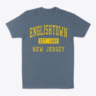 Englishtown New Jersey Classic Established Classic Dad T-Shirt