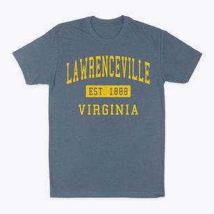 Lawrenceville Virginia Classic Established Classic Dad T-Shirt